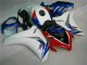 Purchase 2008-2011 White Blue Honda CBR1000RR Bike Fairing & Plastics Canada