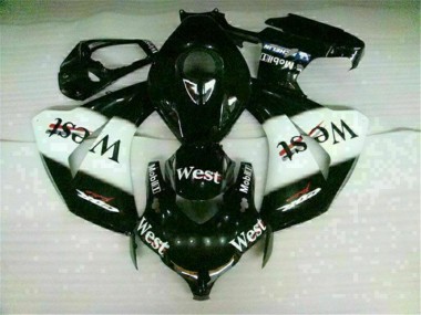 Purchase 2008-2011 White Black West Honda CBR1000RR Motorbike Fairing Kits & Plastics Canada