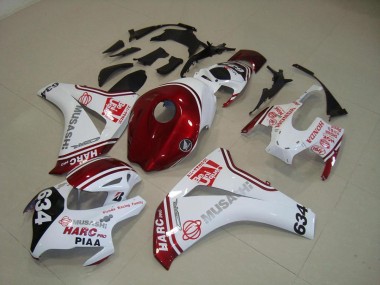 Purchase 2008-2011 White Red HARC Pro PIAA 634 Honda CBR1000RR Motorcylce Fairings Canada