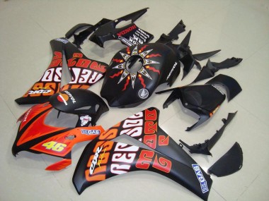 Purchase 2008-2011 Rossi Matte Black Honda CBR1000RR Motorcycle Replacement Fairings Canada