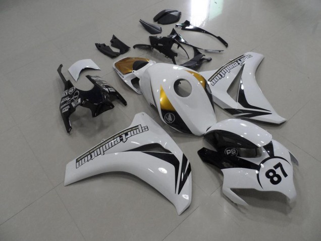 Purchase 2008-2011 Black and White and Gold Honda CBR1000RR Bike Fairings Canada