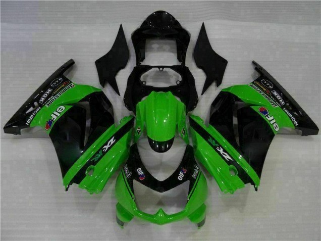 Purchase 2008-2012 Black Green Kawasaki EX250 Motorcylce Fairings Canada