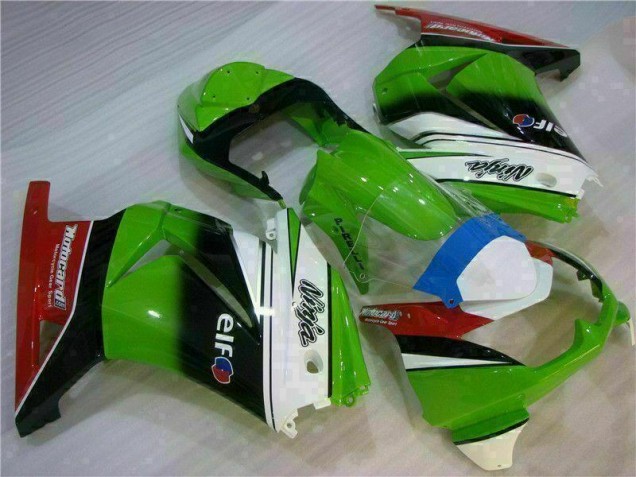 Purchase 2008-2012 White Green Black Ninja Kawasaki EX250 Motorbike Fairing Canada