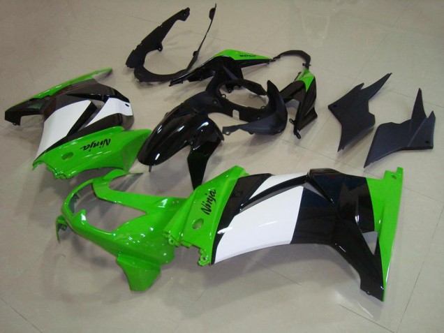 Purchase 2008-2012 Green White Black Kawasaki ZX250R Replacement Motorcycle Fairings Canada