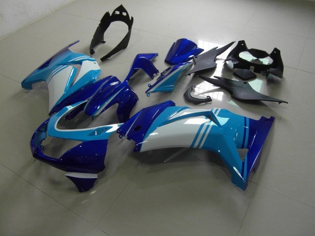 Purchase 2008-2012 Light and Dark Blue Kawasaki ZX250R Bike Fairing Kit Canada