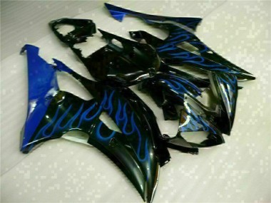 Purchase 2008-2016 Blue Flame Black Yamaha YZF R6 Motorcylce Fairings Canada