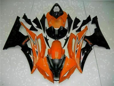 Purchase 2008-2016 Orange Black Yamaha YZF R6 Motorcycle Fairings Kit Canada