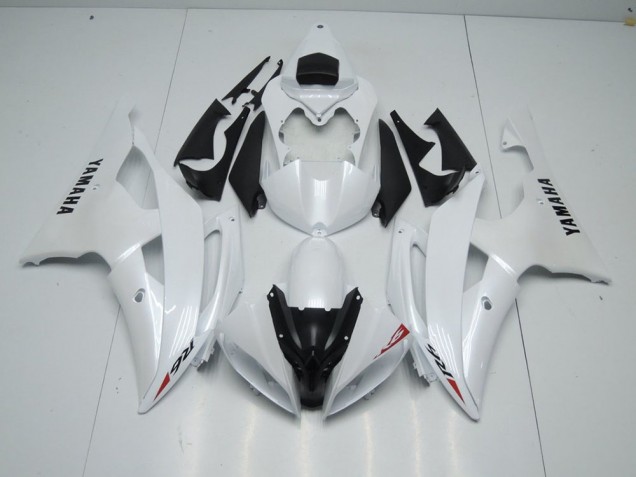 Purchase 2008-2016 Pearl White and Red Sticker Yamaha YZF R6 Motorcycle Fairings Kits Canada