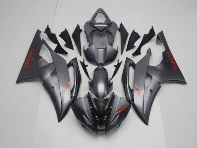 Purchase 2008-2016 Matte Black Grey Yamaha YZF R6 Motorcycle Fairings Kit Canada