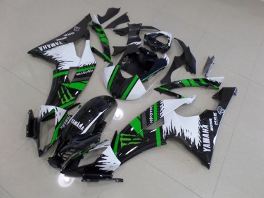 Purchase 2008-2016 Special White Green Monster Yamaha YZF R6 Motorbike Fairing Kits Canada