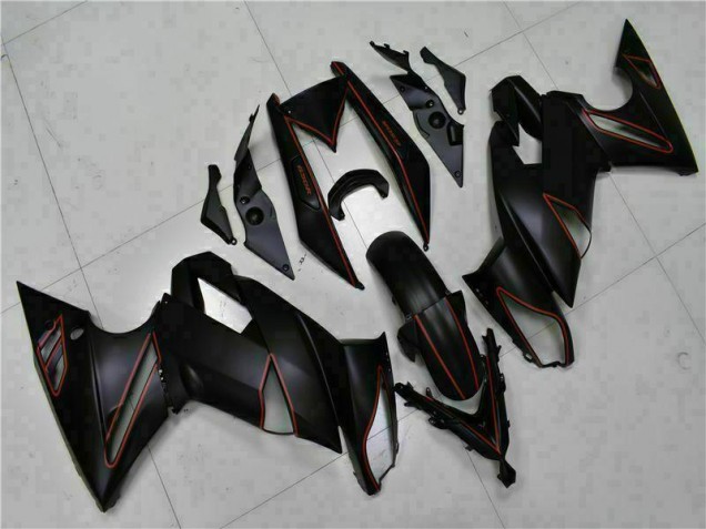 Purchase 2009-2011 Black Red Kawasaki EX650 Motorbike Fairing Canada