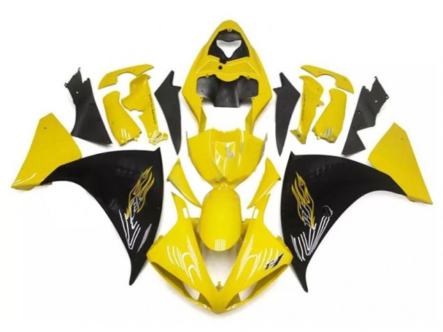 Purchase 2009-2011 Yellow Black Yamaha YZF R1 Bike Fairings Canada