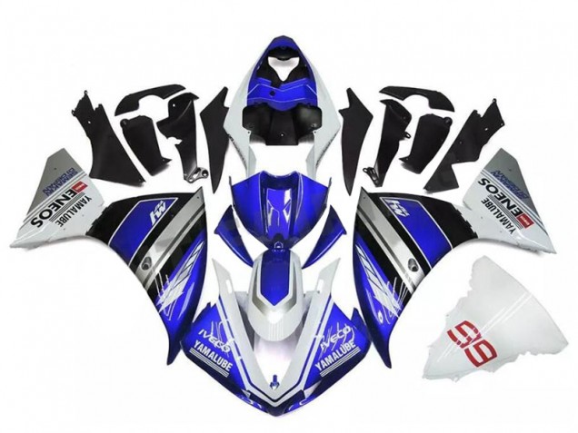 Purchase 2009-2011 White Blue Silver Yamaha YZF R1 Bike Fairings Canada