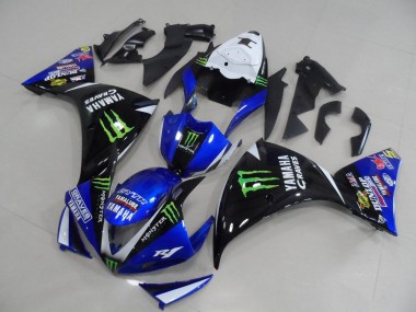 Purchase 2009-2011 Blue Black Monster Yamaha YZF R1 Bike Fairings Canada