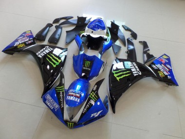 Purchase 2009-2011 Blue Black Monster Yamaha YZF R1 Motorbike Fairing Canada