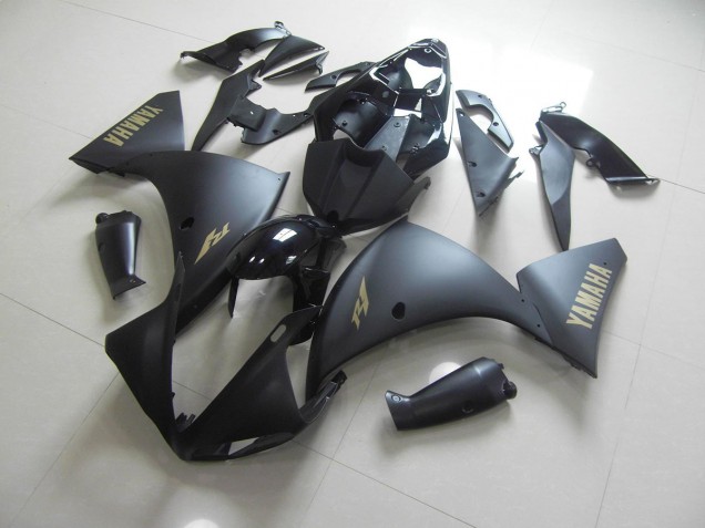 Purchase 2009-2011 Matte Black Gold Sticker Yamaha YZF R1 Motorcycle Fairings Kits Canada