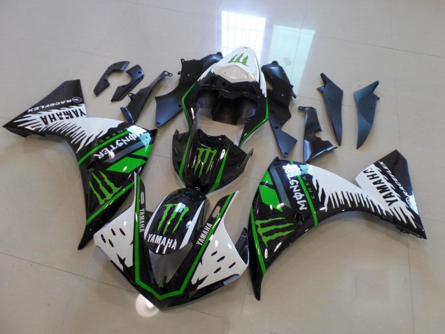 Purchase 2009-2011 White Green Big Monster Yamaha YZF R1 Motor Fairings Canada