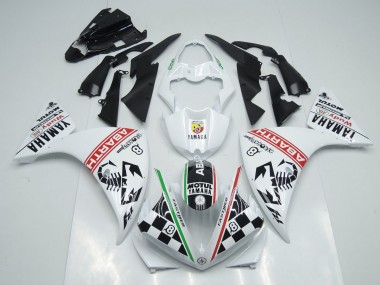 Purchase 2009-2011 White Black Abrath Yamaha YZF R1 Motorcylce Fairings Canada