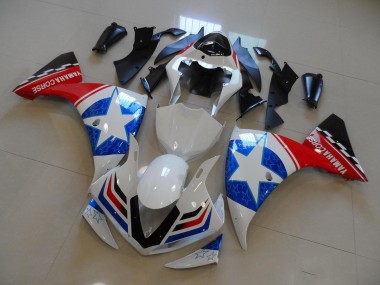 Purchase 2009-2011 White Black Ducati Star Yamaha YZF R1 Motorcycle Fairings Canada