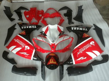 Purchase 2009-2011 Red White and Black Graphic Yamaha YZF R1 Motorbike Fairing Canada