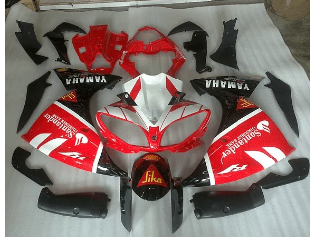 Purchase 2009-2011 Red White and Black Graphic Yamaha YZF R1 Motorbike Fairing Canada