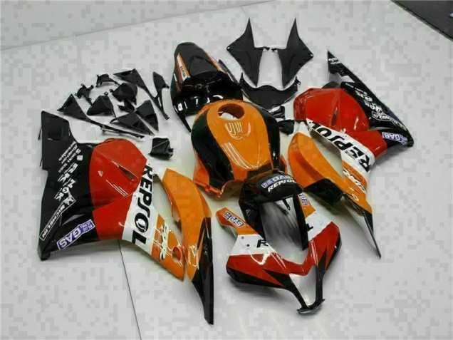 Purchase 2009-2012 Orange Repsol Honda CBR600RR Motor Fairings Canada