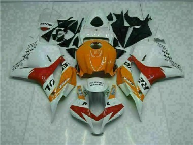 Purchase 2009-2012 White Orange Repsol Honda CBR600RR Motorcylce Fairings Canada