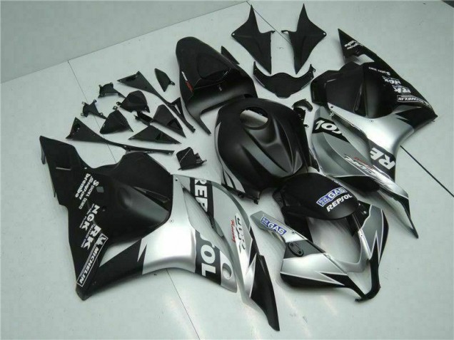 Purchase 2009-2012 Black Silver Repsol Honda CBR600RR Motorcycle Fairings Kits Canada