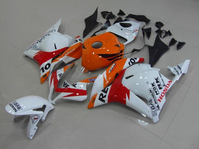 Purchase 2009-2012 White Repsol Honda CBR600RR Motorcycle Fairings Canada