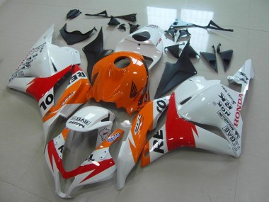 Purchase 2009-2012 White New Repsol Honda CBR600RR Replacement Motorcycle Fairings Canada