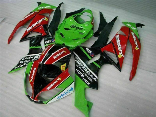 Purchase 2009-2012 Black Red Green Motorcard Kawasaki ZX6R Motor Fairings Canada