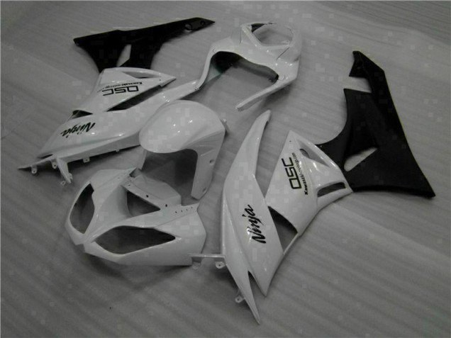 Purchase 2009-2012 White Black Ninja Kawasaki ZX6R Motorbike Fairings Canada