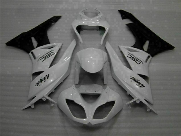 Purchase 2009-2012 White Black Ninja Kawasaki ZX6R Motorbike Fairings Canada