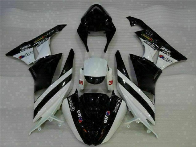 Purchase 2009-2012 Black White 3M Touch4 Kawasaki ZX6R Motorcycle Fairing Kits Canada