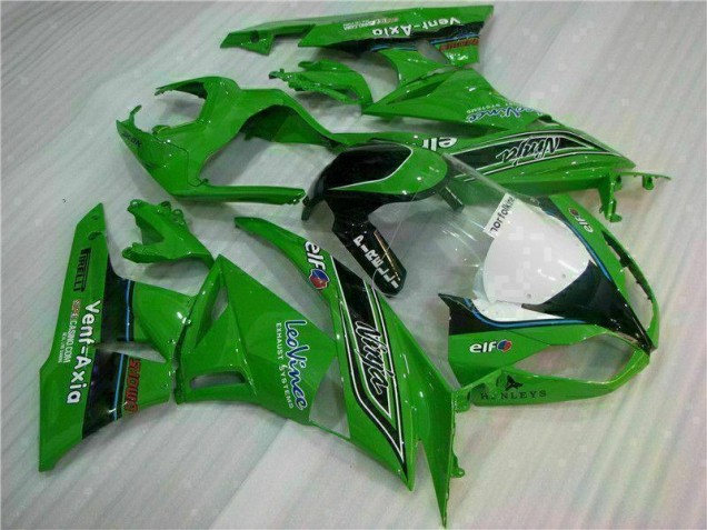 Purchase 2009-2012 Green Black LeoVince Kawasaki ZX6R Motorcycle Fairing Kit Canada