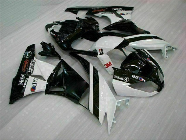 Purchase 2009-2012 Black White 3M Touch4 Kawasaki ZX6R Bike Fairings Canada