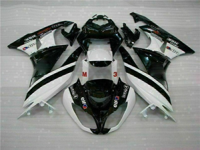 Purchase 2009-2012 Black White 3M Touch4 Kawasaki ZX6R Bike Fairings Canada