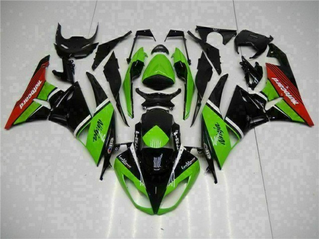 Purchase 2009-2012 Green Black Red Kawasaki ZX6R Bike Fairing Canada