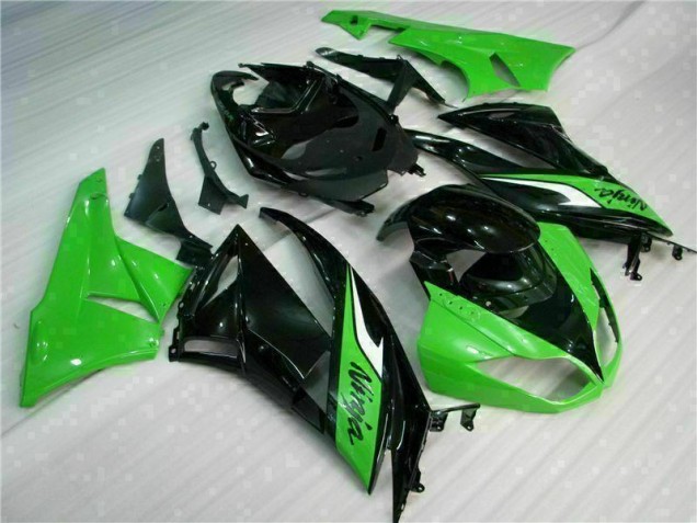 Purchase 2009-2012 Black Green Kawasaki ZX6R Bike Fairing Kit Canada