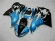 Purchase 2009-2012 Blue Black Kawasaki ZX6R Motorcyle Fairings Canada