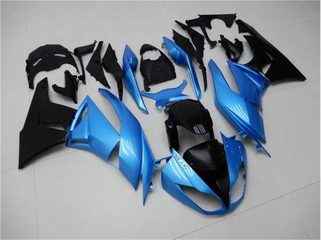 Purchase 2009-2012 Blue Black Kawasaki ZX6R Motorcycle Fairing Kit Canada