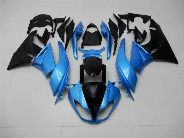 Purchase 2009-2012 Blue Black Kawasaki ZX6R Motorcycle Fairing Kit Canada