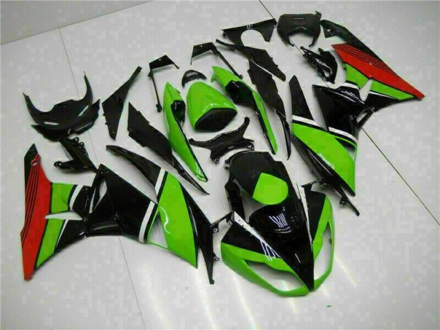 Purchase 2009-2012 Black Green Red Kawasaki ZX6R Bike Fairing Kit Canada