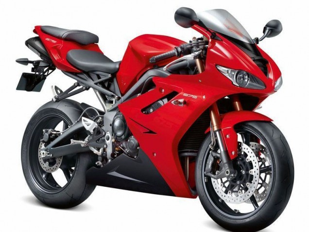 Purchase 2009-2012 Red Black Triumph Daytona 675 Triple Bike Fairings Canada