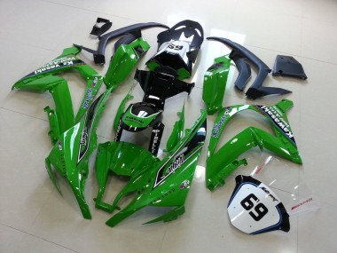 Purchase 2011-2015 Green Kawasaki ZX10R Moto Fairings Canada