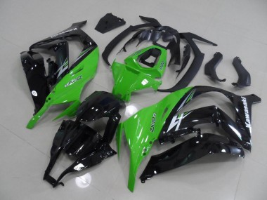 Purchase 2011-2015 Green and Black Kawasaki ZX10R Motorcycle Replacement Fairings Canada