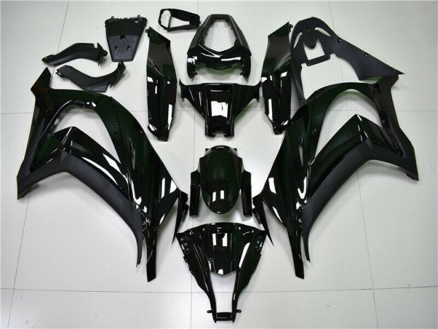 Purchase 2011-2015 Glossy Black Kawasaki ZX10R Moto Fairings Canada