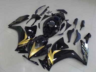 Purchase 2012-2016 Glossy Black Gold Sticker Honda CBR1000RR Bike Fairings Canada