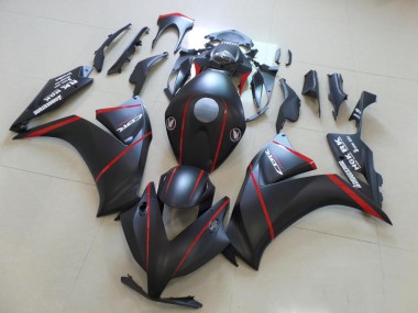 Purchase 2012-2016 Matte Bladk with Red Stripe Honda CBR1000RR Motorcycle Fairings Kits Canada