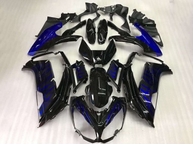 Purchase 2012-2016 Black Blue Flame Kawasaki EX650 Motor Fairings Canada